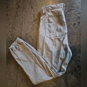 KanCan Relaxed Women's Joggee Style Pants - Light Gray